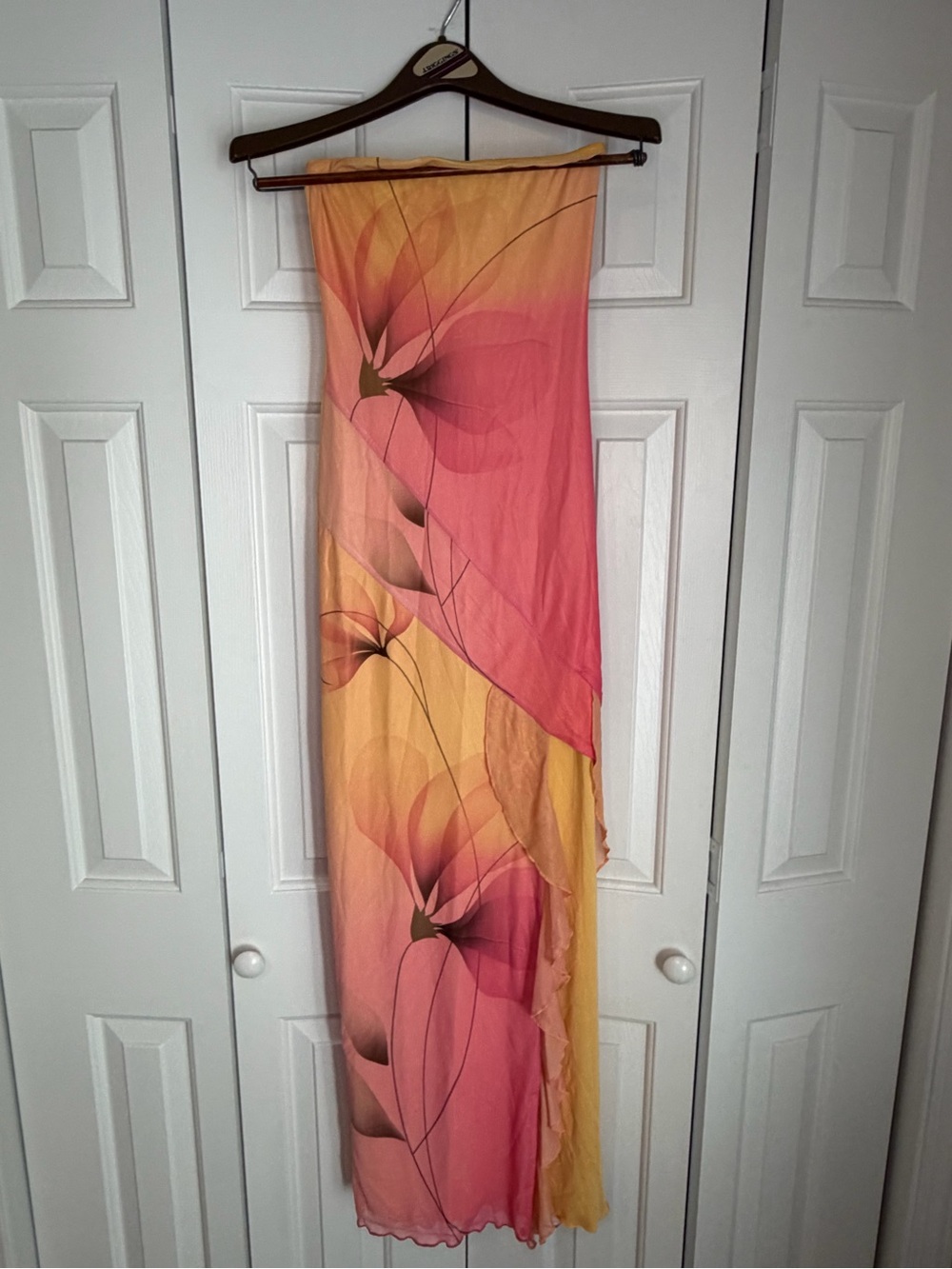 Tiger Mist Pink Floral Ombre Dress